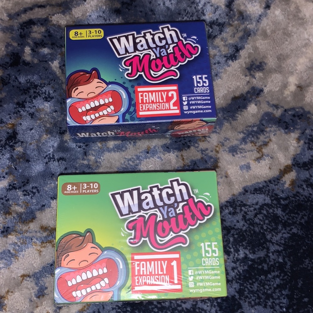 Family Game “ watch ya Mouth” + Watch ya Mouth Family expansion 1&2. - Picture 4 of 4
